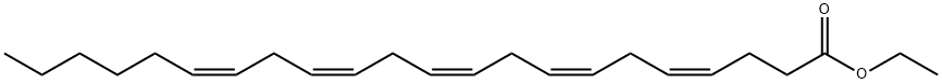 all-cis-4,7,10,13,16-Docosapentaenoic Acid ethyl ester 结构式