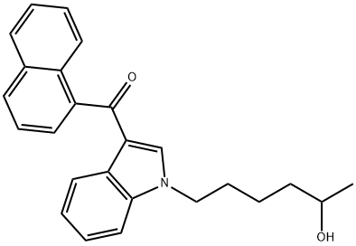 JWH 019 N-(5-hydroxyhexyl) metabolite 结构式