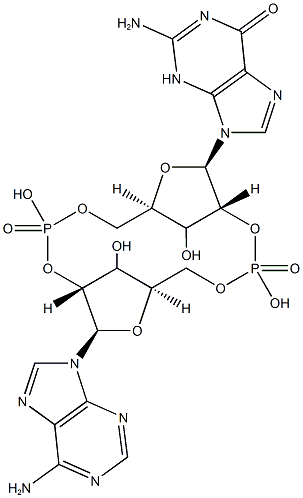 2'2'-cGAMP 结构式