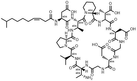 Aspartocin D 结构式