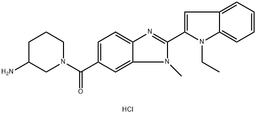 GSK106 (hydrochloride) 结构式