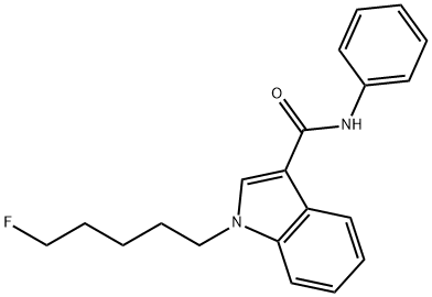 5-fluoro phenyl-PICA 结构式