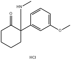 Methoxmetamine (hydrochloride) 结构式