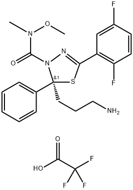 FILANESIB TRIFLUOROACETIC ACID|||ARRY-520 TFA|||ARRY 520 TFA|||ARRY520 TFA 结构式