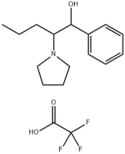 α-Pyrrolidinopentiophenone metabolite 1 (trifluoroacetate salt) 结构式