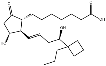 (R)-Butaprost, free acid 结构式