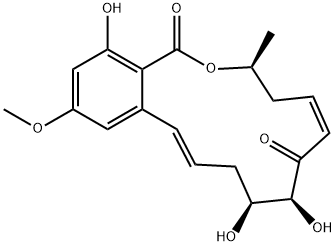 (5Z)-7-OXOZEAENOL 结构式