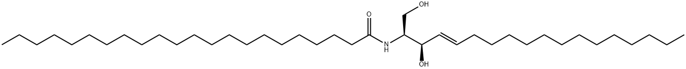 N-BEHENOYL-D-ERYTHRO-SPHINGOSINE;C22 CERAMIDE (D18:1/22:0) 结构式