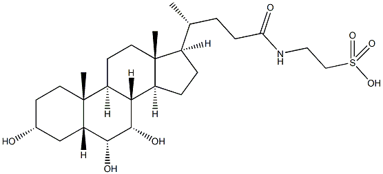 牛黄猪胆酸 结构式