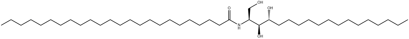 N-二十四酰植物鞘胺醇 结构式