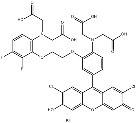 Fluo-3FF (potassium salt) 结构式