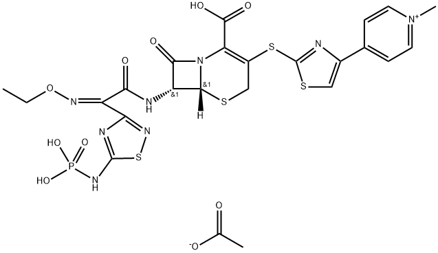 头孢罗林酯 结构式
