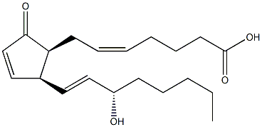 8-isoprostaglandin A2 结构式