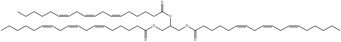 Glycerol Tri-.gamma.-Linolenoyl 结构式