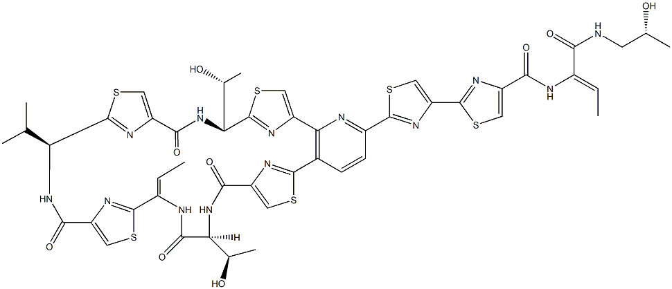 MICROCOCCIN P1 结构式