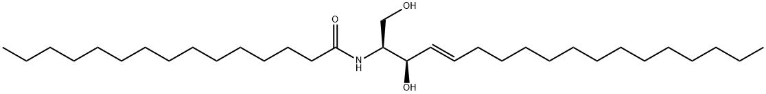 C15 D-erythro Ceramide (d18:1/15:0) 结构式