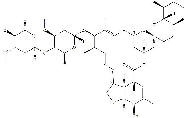 伊维菌素 B1A 结构式