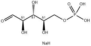 D-Ribulose-5-phosphate (sodium salt) 结构式