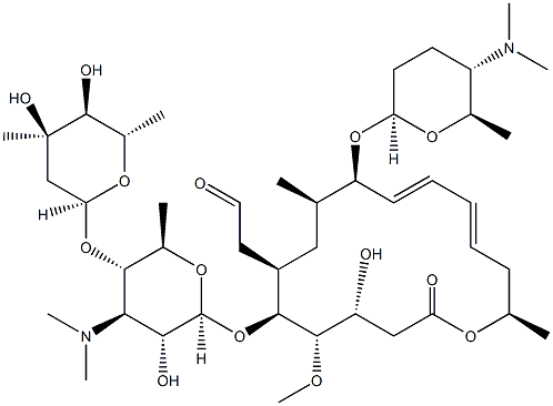 螺旋霉素 结构式
