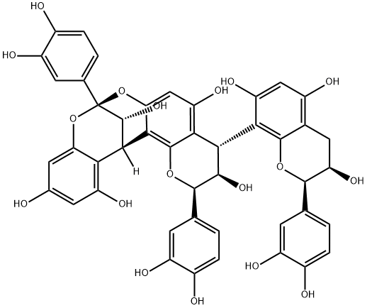 桂皮鞣质B1 结构式