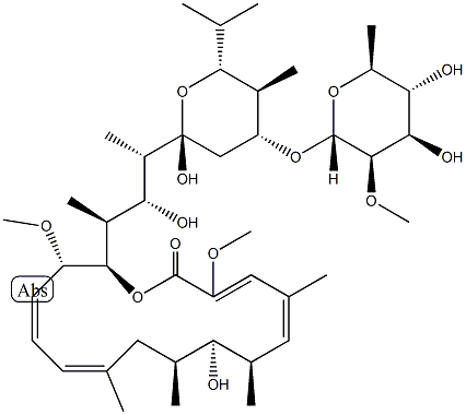 杀黏虫菌素 结构式