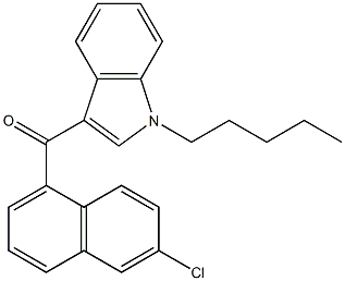 JWH 398 6-chloronaphthyl isomer 结构式