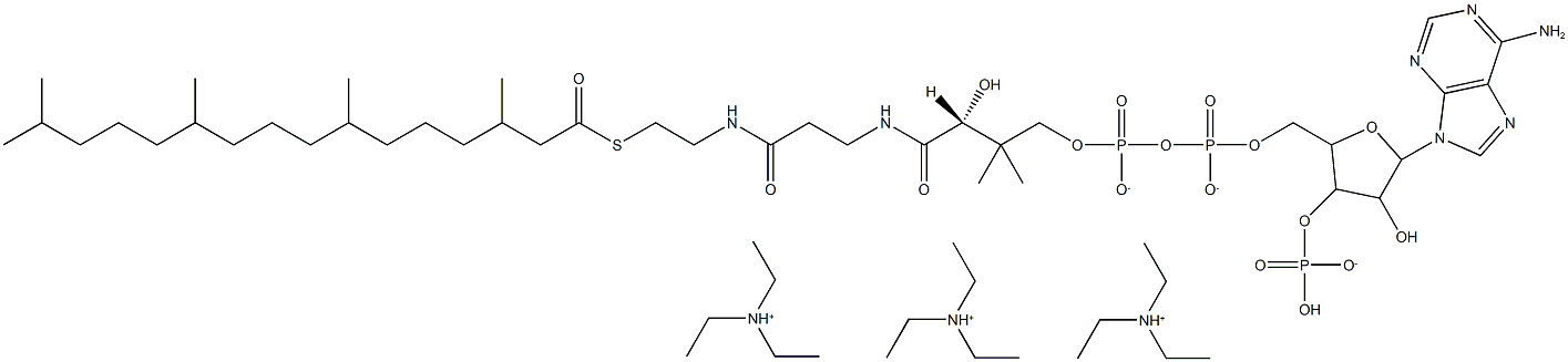phytanoyl-Coenzyme A (triethylammonium salt) 结构式