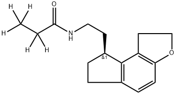 雷美替胺-D5 结构式