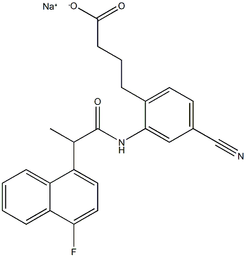 化合物 ONO-AE3-208 SODIUM 结构式