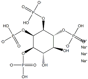 D-myo-Inositol-1,2,3,6-tetraphosphate (sodium salt) 结构式