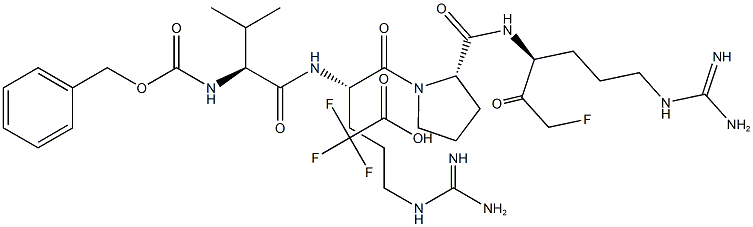 Z-VRPR-FMK (trifluoroacetate salt) 结构式