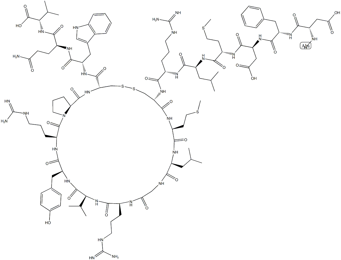 MCH (human, mouse, rat) (trifluoroacetate salt) 结构式