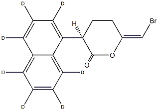 (R)-Bromoenol lactone-d7 结构式