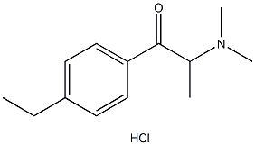 4-ethyl-N,N-Dimethylcathinone (hydrochloride) 结构式
