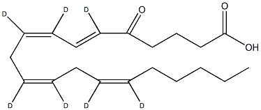 5-氧ETE-D7 结构式