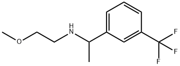 (2-甲氧基乙基)({1-[3-(三氟甲基)苯基]乙基})胺 结构式