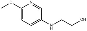 2-[(6-methoxypyridin-3-yl)amino]ethan-1-ol 结构式
