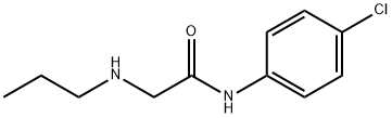 N-(4-氯苯基)-2-(丙氨基)乙酰胺 结构式