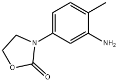 3-(3-amino-4-methylphenyl)-1,3-oxazolidin-2-one 结构式