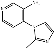 4-(2-甲基-1H-咪唑-1-基)吡啶-3-胺 结构式