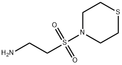 2-(硫代吗啉-4-磺酰基)乙-1-胺 结构式