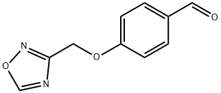 4-(1,2,4-oxadiazol-3-ylmethoxy)benzaldehyde 结构式