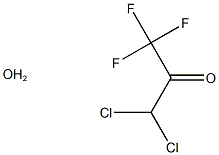 3,3-Dichloro-1,1,1-trifluoropropan-2-one hydrate 结构式