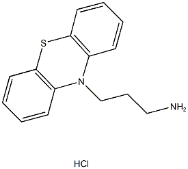 3-(10H-吩噻嗪-10-基)丙-1-胺盐酸盐 结构式
