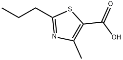 4-methyl-2-propyl-1,3-thiazole-5-carboxylic acid 结构式