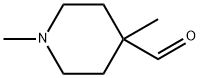 1,4-dimethylpiperidine-4-carbaldehyde(SALTDATA: HCl) 结构式