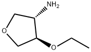 (3S,4R)-4-乙氧基四氢呋喃-3-胺 结构式