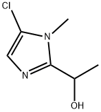 1-(5-氯-1-甲基-咪唑-2-YL)乙醇 结构式