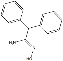 (Z)-N-羟基-2,2-二苯基乙酰脒 结构式