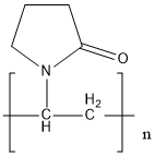聚乙烯基吡咯烷酮 结构式